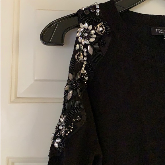 Topshop cold shoulder sweater - Picture 2 of 4